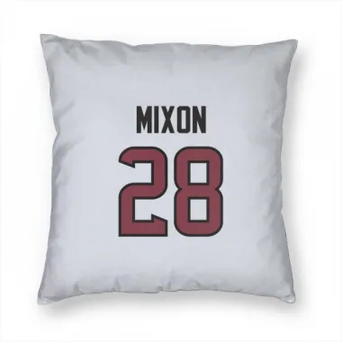 White Houston Texans Joe Mixon   Pillow Cover (18 X 18)