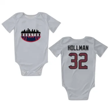 White Houston Texans Ka'dar Hollman   Newborn & Infant Bodysuit