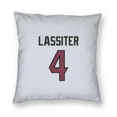 White Houston Texans Kamari Lassiter   Pillow Cover (18 X 18)