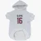 White Houston Texans Kedon Slovis   Dog & Cat Pet Hoodie