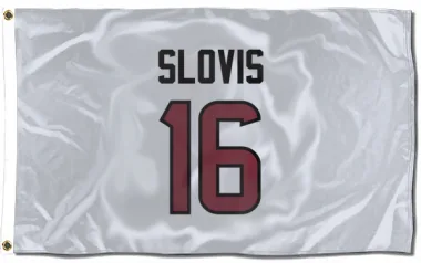 White Houston Texans Kedon Slovis   Flag (3 X 5)