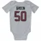 White Houston Texans Kendrick Green   Newborn & Infant Bodysuit