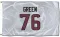 White Houston Texans Kenyon Green   Flag (3 X 5)