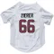 White Houston Texans Kilian Zierer   Dog & Cat Pet Jersey