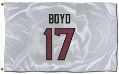 White Houston Texans Kris Boyd   Flag (3 X 5)