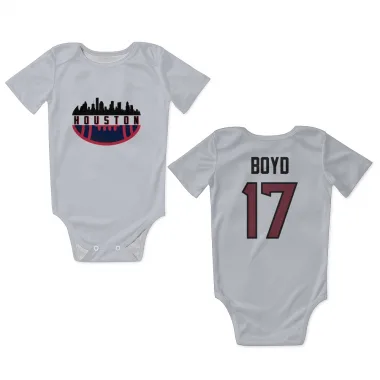 White Houston Texans Kris Boyd   Newborn & Infant Bodysuit