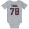 White Houston Texans Laremy Tunsil   Newborn & Infant Bodysuit