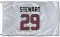 White Houston Texans M.J. Stewart   Flag (3 X 5)