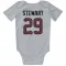 White Houston Texans M.J. Stewart   Newborn & Infant Bodysuit