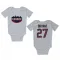 White Houston Texans Myles Bryant   Newborn & Infant Bodysuit