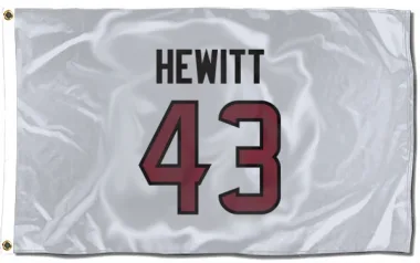 White Houston Texans Neville Hewitt   Flag (3 X 5)