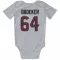 White Houston Texans Nick Broeker   Newborn & Infant Bodysuit