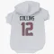 White Houston Texans Nico Collins   Dog & Cat Pet Hoodie