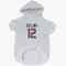 White Houston Texans Nico Collins   Dog & Cat Pet Hoodie