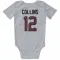 White Houston Texans Nico Collins   Newborn & Infant Bodysuit