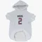 White Houston Texans Robert Woods   Dog & Cat Pet Hoodie