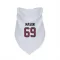 White Houston Texans Shaq Mason   Dog & Cat Pet Bandana