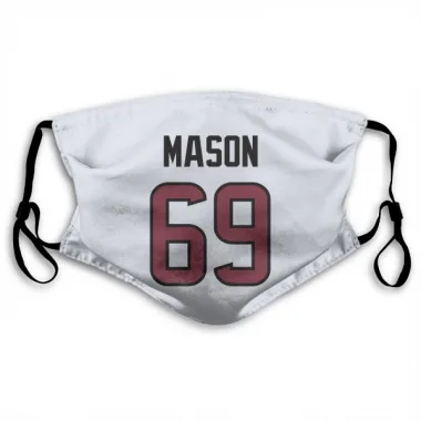 White Houston Texans Shaq Mason   Face Mask