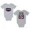 White Houston Texans Shaq Mason   Newborn & Infant Bodysuit