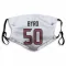 White Houston Texans Solomon Byrd   Face Mask