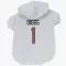 White Houston Texans Stefon Diggs   Dog & Cat Pet Hoodie