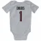 White Houston Texans Stefon Diggs   Newborn & Infant Bodysuit