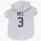 White Houston Texans Tank Dell   Dog & Cat Pet Hoodie