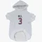 White Houston Texans Tank Dell   Dog & Cat Pet Hoodie