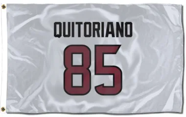 White Houston Texans Teagan Quitoriano   Flag (3 X 5)