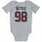 White Houston Texans Tim Settle Jr.   Newborn & Infant Bodysuit