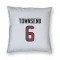 White Houston Texans Tommy Townsend   Pillow Cover (18 X 18)