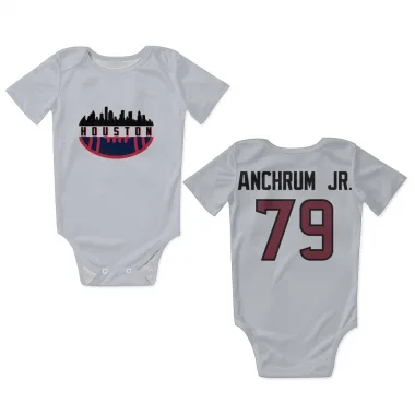 White Houston Texans Tremayne Anchrum Jr.   Newborn & Infant Bodysuit