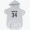 White Houston Texans Troy Hairston   Dog & Cat Pet Hoodie