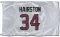 White Houston Texans Troy Hairston   Flag (3 X 5)