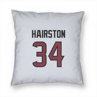 White Houston Texans Troy Hairston   Pillow Cover (18 X 18)