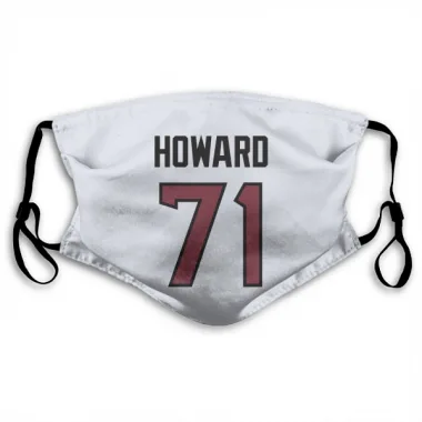 White Houston Texans Tytus Howard   Face Mask