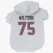 White Houston Texans Vince Wilfork   Dog & Cat Pet Hoodie