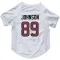 White Houston Texans Xavier Johnson   Dog & Cat Pet Jersey