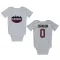 White Houston Texans Xavier Johnson   Newborn & Infant Bodysuit