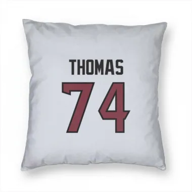 White Houston Texans Zach Thomas   Pillow Cover (18 X 18)