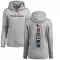 Women's Case Keenum Houston Texans Pro Line Ash Backer Pullover Hoodie