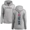 Women's Custom Houston Texans Pro Line Ash Backer Pullover Hoodie