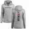 Women's Joe Mixon Houston Texans Pro Line Ash Backer Pullover Hoodie