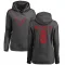 Women's John Metchie III Houston Texans Pro Line by Branded Ash One Color Pullover Hoodie