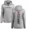 Women's M.J. Stewart Houston Texans Pro Line Ash Backer Pullover Hoodie