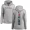 Women's Xavier Hutchinson Houston Texans Pro Line Ash Backer Pullover Hoodie