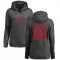 Women's Xavier Johnson Houston Texans Pro Line by Branded Ash One Color Pullover Hoodie